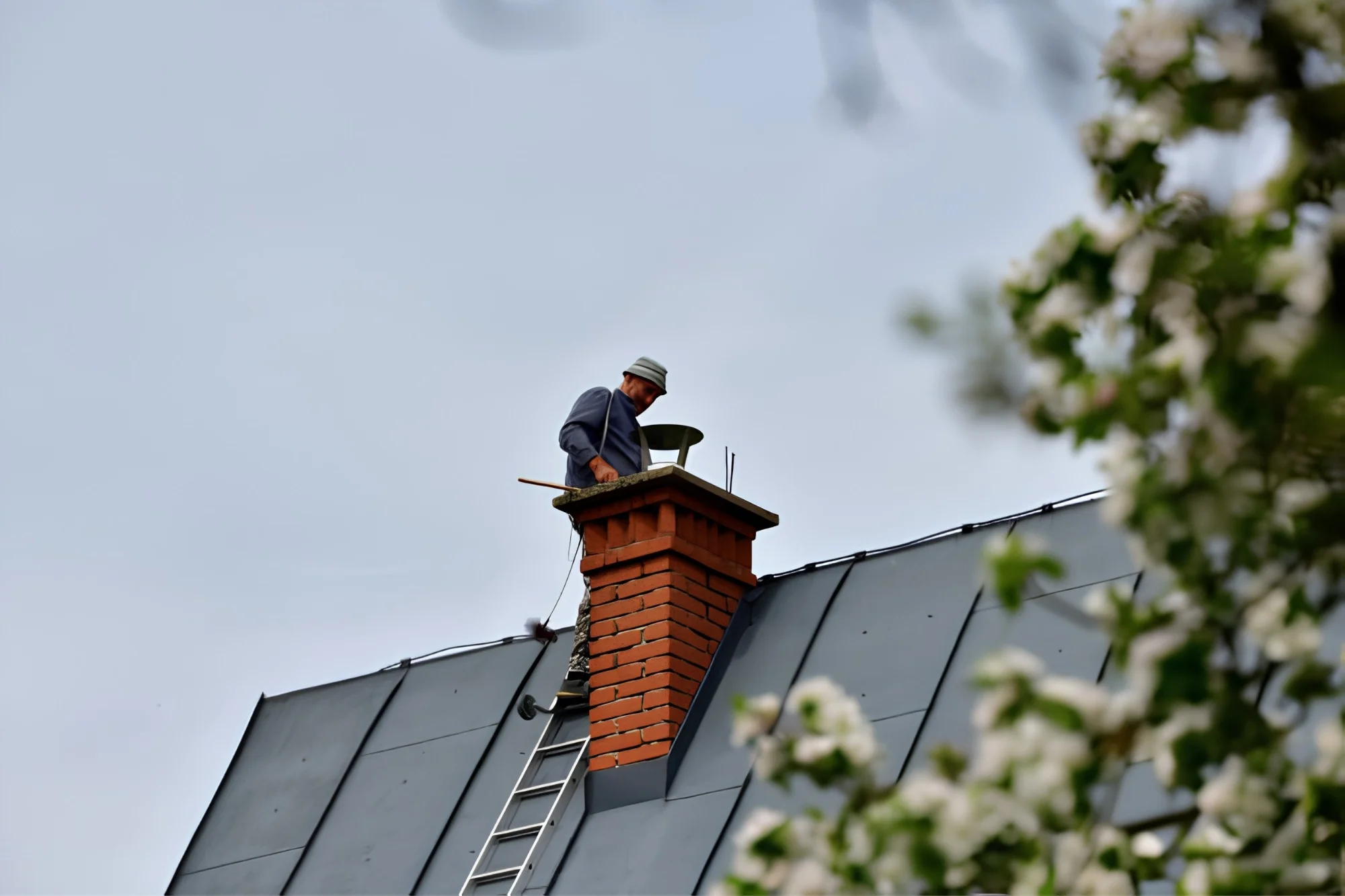 Professional flue system cleaning